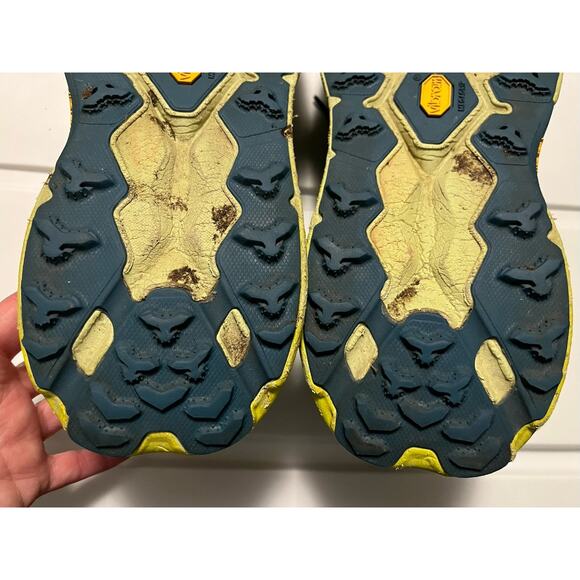 Hoka Speedgoat 5 Trail Running Shoes Blue Coral Men's Size 11.5D Insole Replaced - Picture 13 of 14